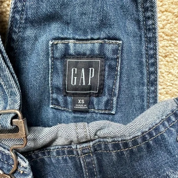 GAP Classic Blue Denim Overalls - Picture 3 of 3
